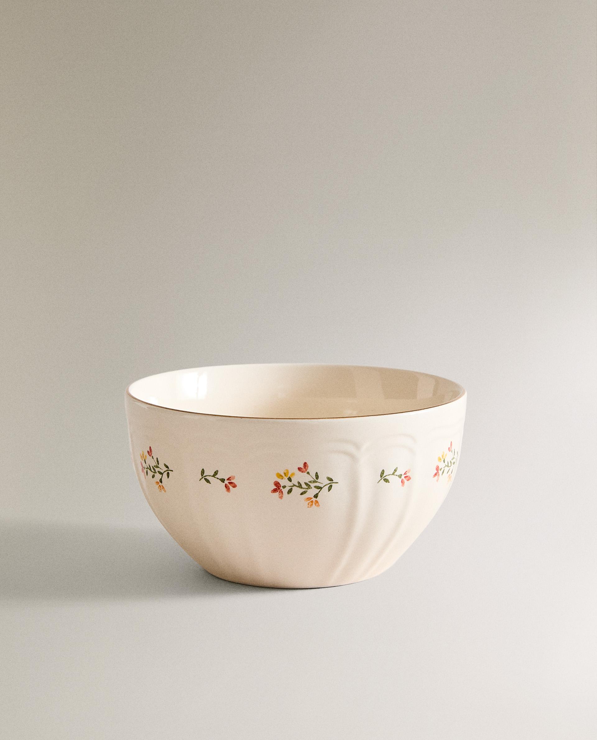 FLORAL PORCELAIN BOWL product thumbnail 9