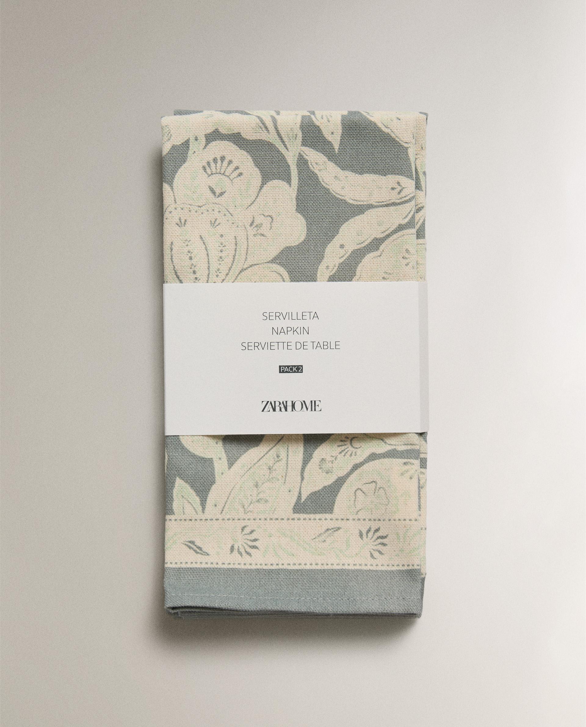 PRINTED COTTON NAPKIN (PACK OF 2)