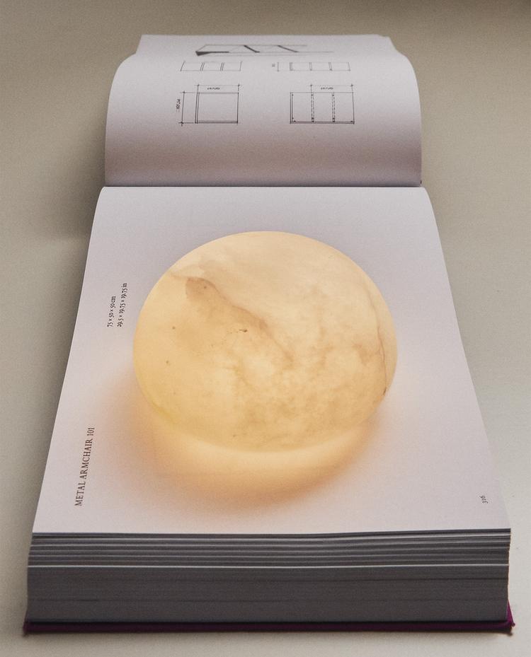 ROUND ALABASTER TABLE LAMP ROUND ALABASTER TABLE LAMP