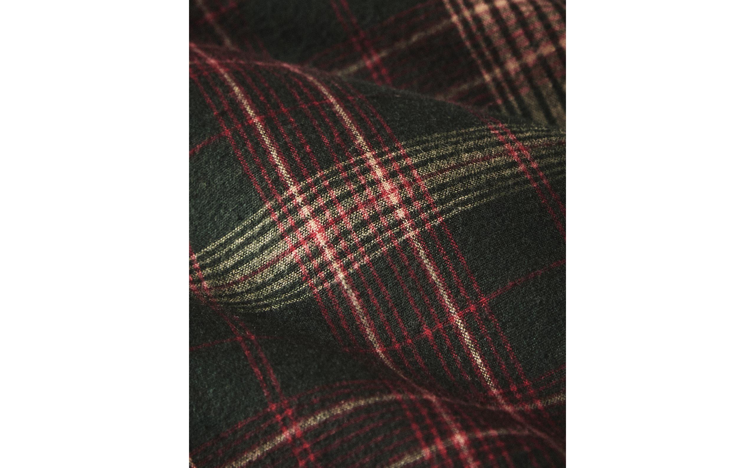 CHRISTMAS TARTAN CHECK FLANNEL DUVET COVER