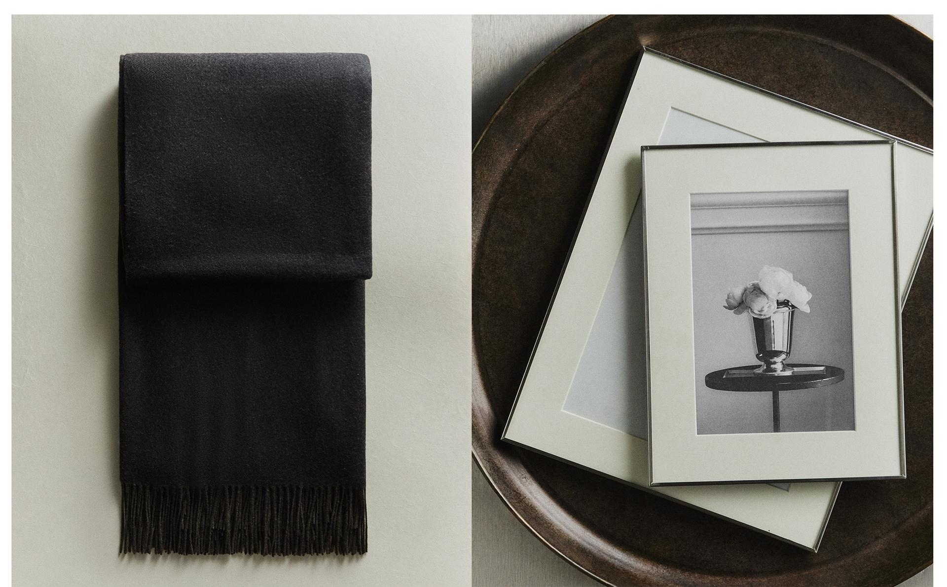 CASHMERE THROW AND PHOTO FRAME CASHMERE THROW AND PHOTO FRAME