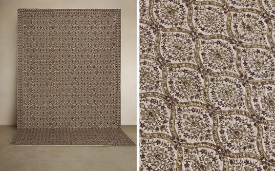 ALFOMBRA ALGODÓN ESTAMPADO PAISLEY