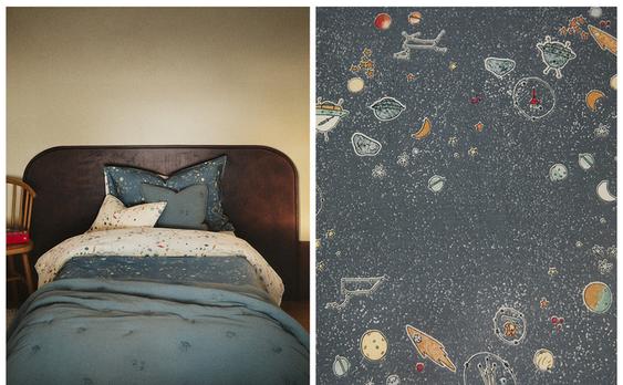 KIDS' SPACE REVERSIBLE DUVET COVER