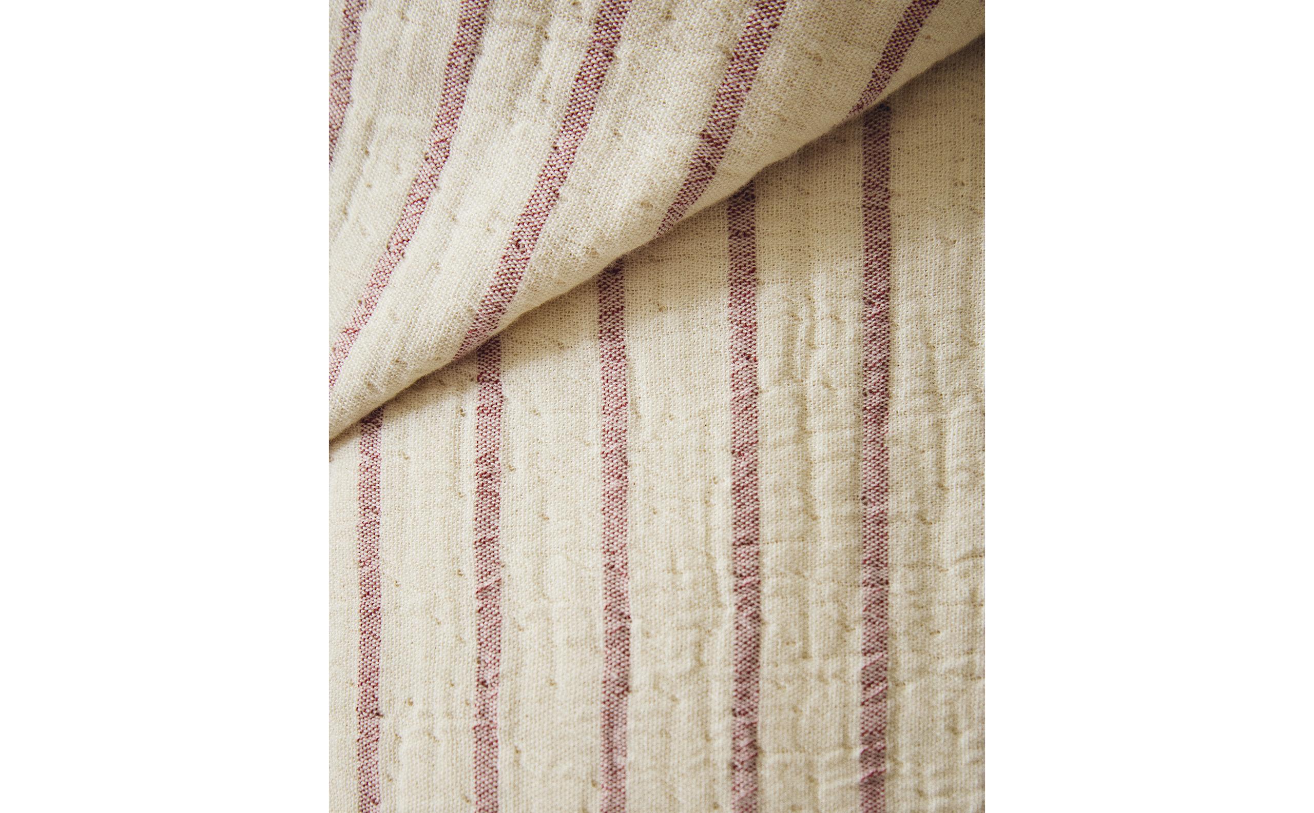 CHILDREN'S STRIPED MUSLIN BEDSPREAD
