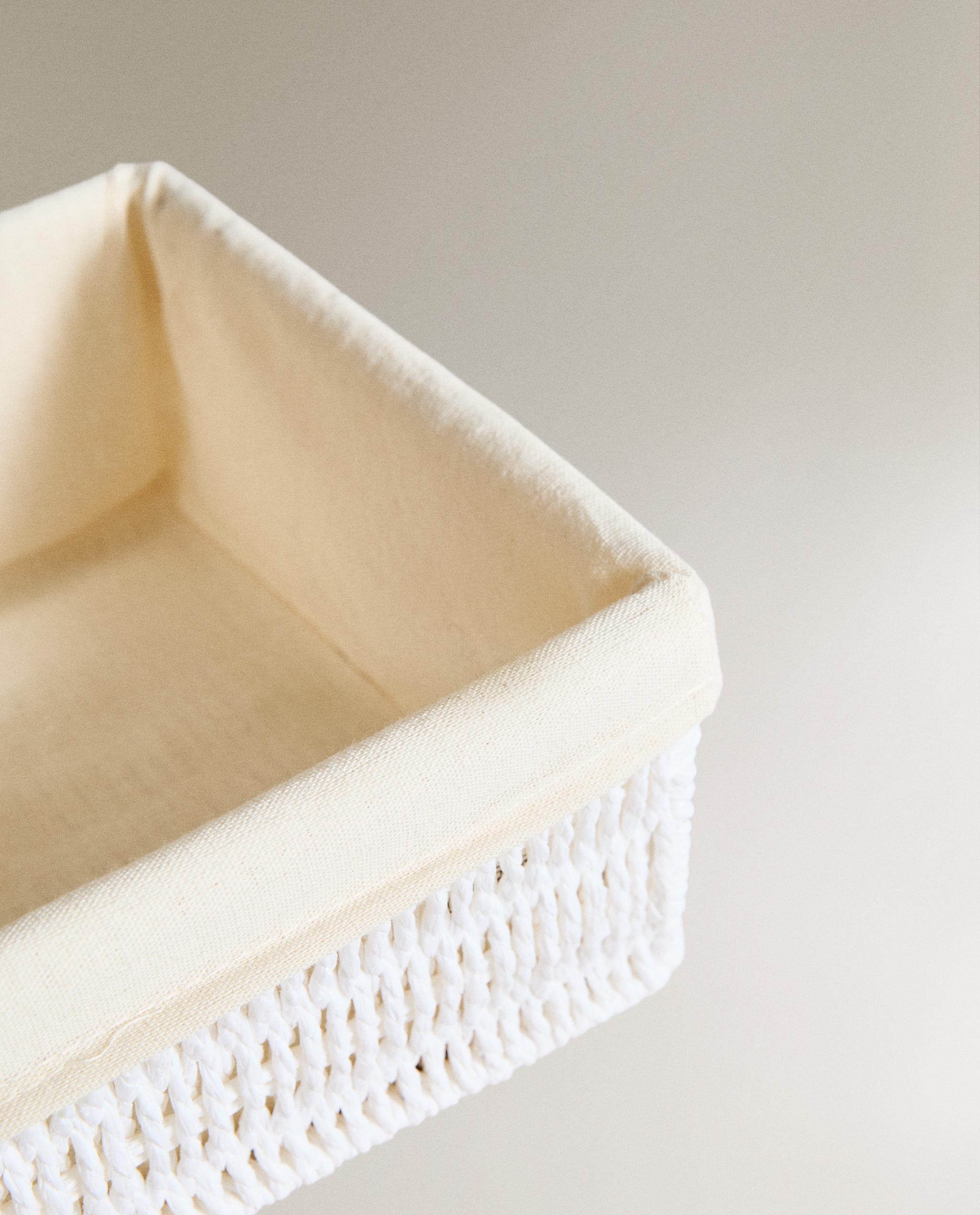 RECTANGULAR BASKET WITH COTTON LINING product thumbnail 10