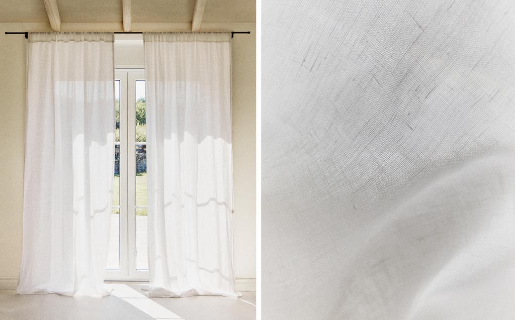 WASHED LINEN CURTAIN WITH MEDIUM OPACITY WASHED LINEN CURTAIN WITH MEDIUM OPACITY