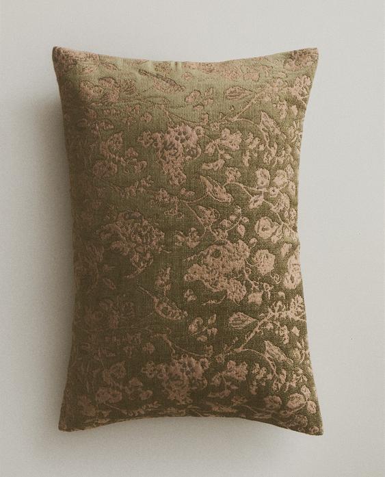 FLORAL CUSHION COVER