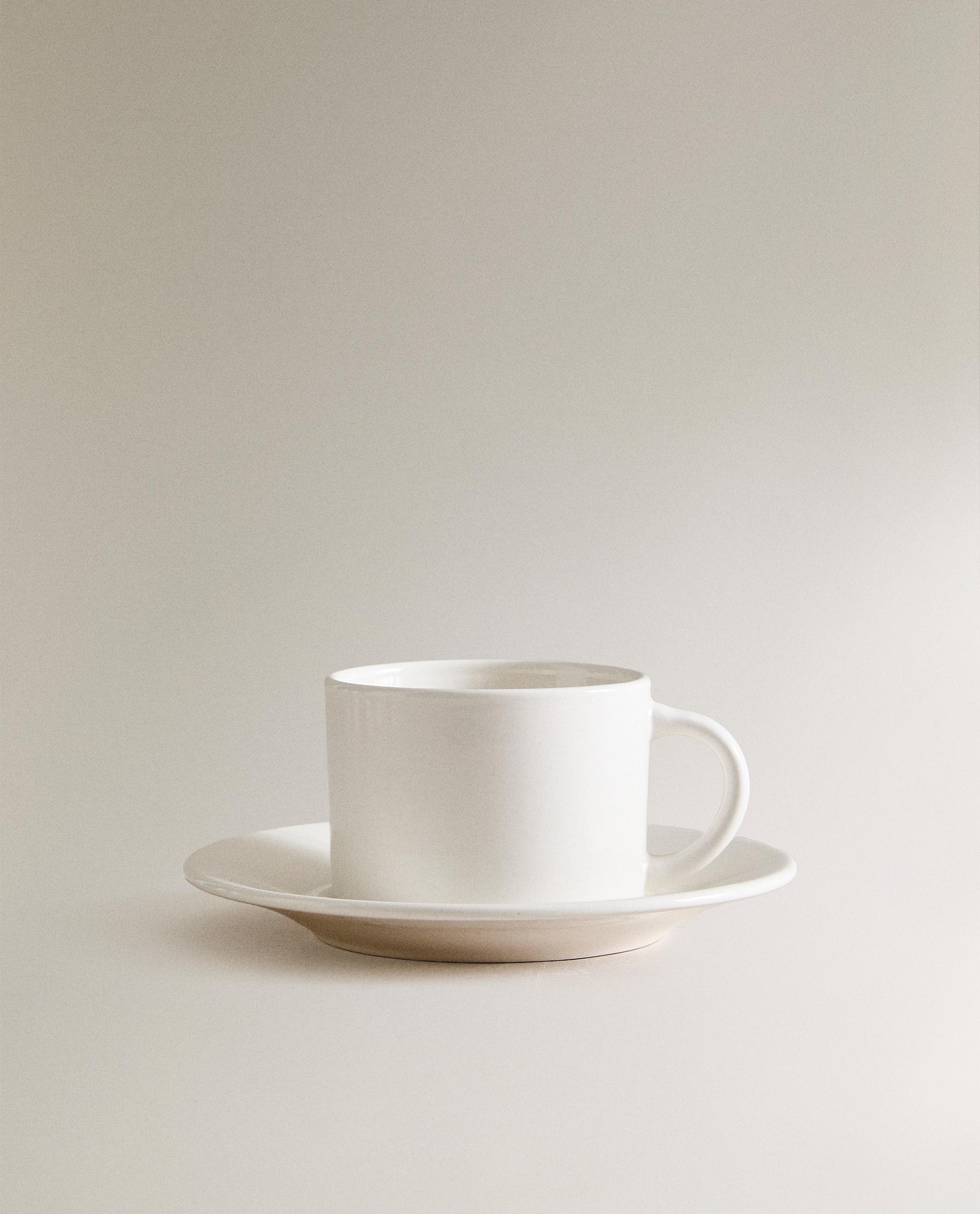 STONEWARE TEACUP AND SAUCER product thumbnail 5