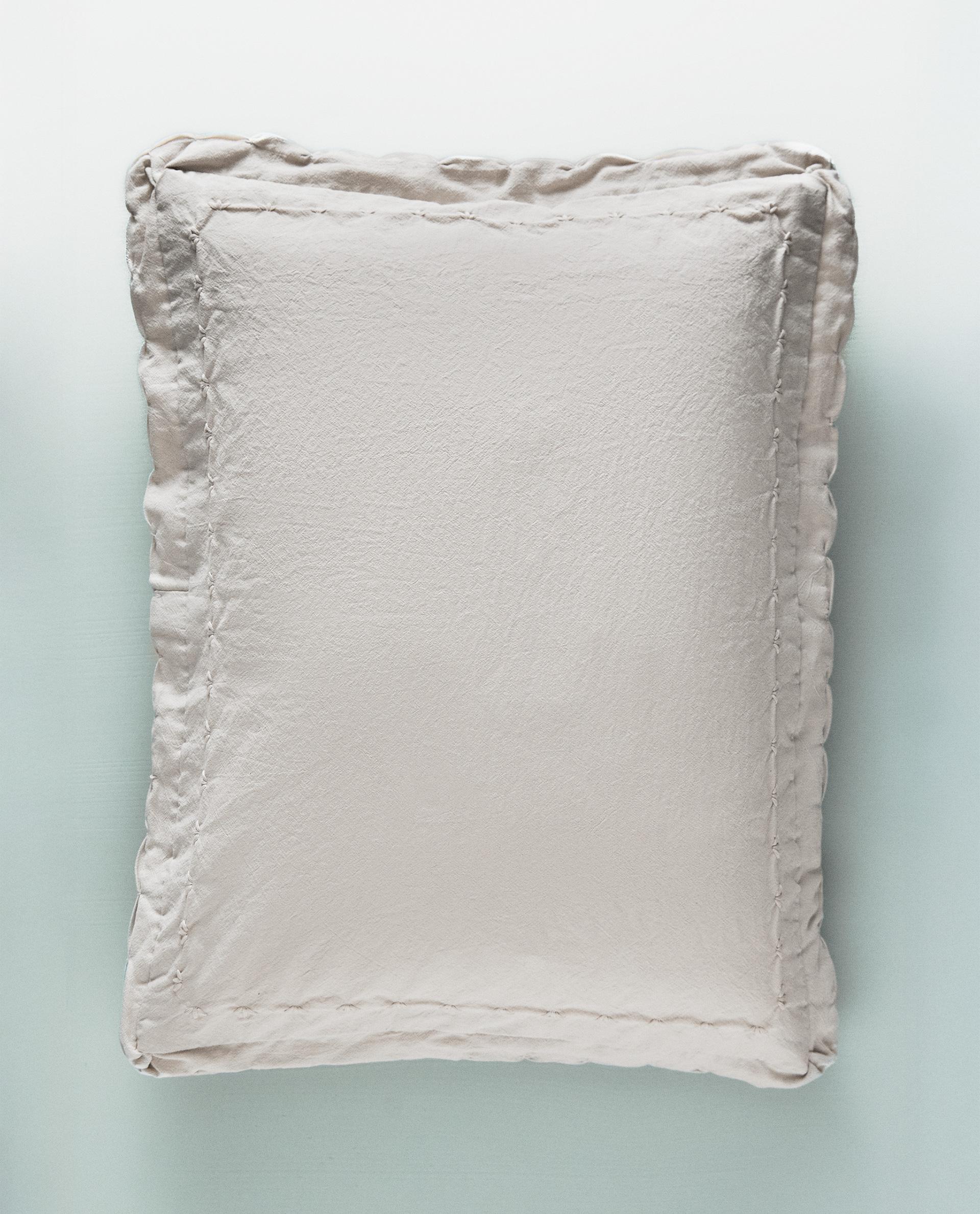 ZARA HOME ホワイトクッションカバー2枚セット キッズ ピローケース 無地 | Zara Home 日本/Japan