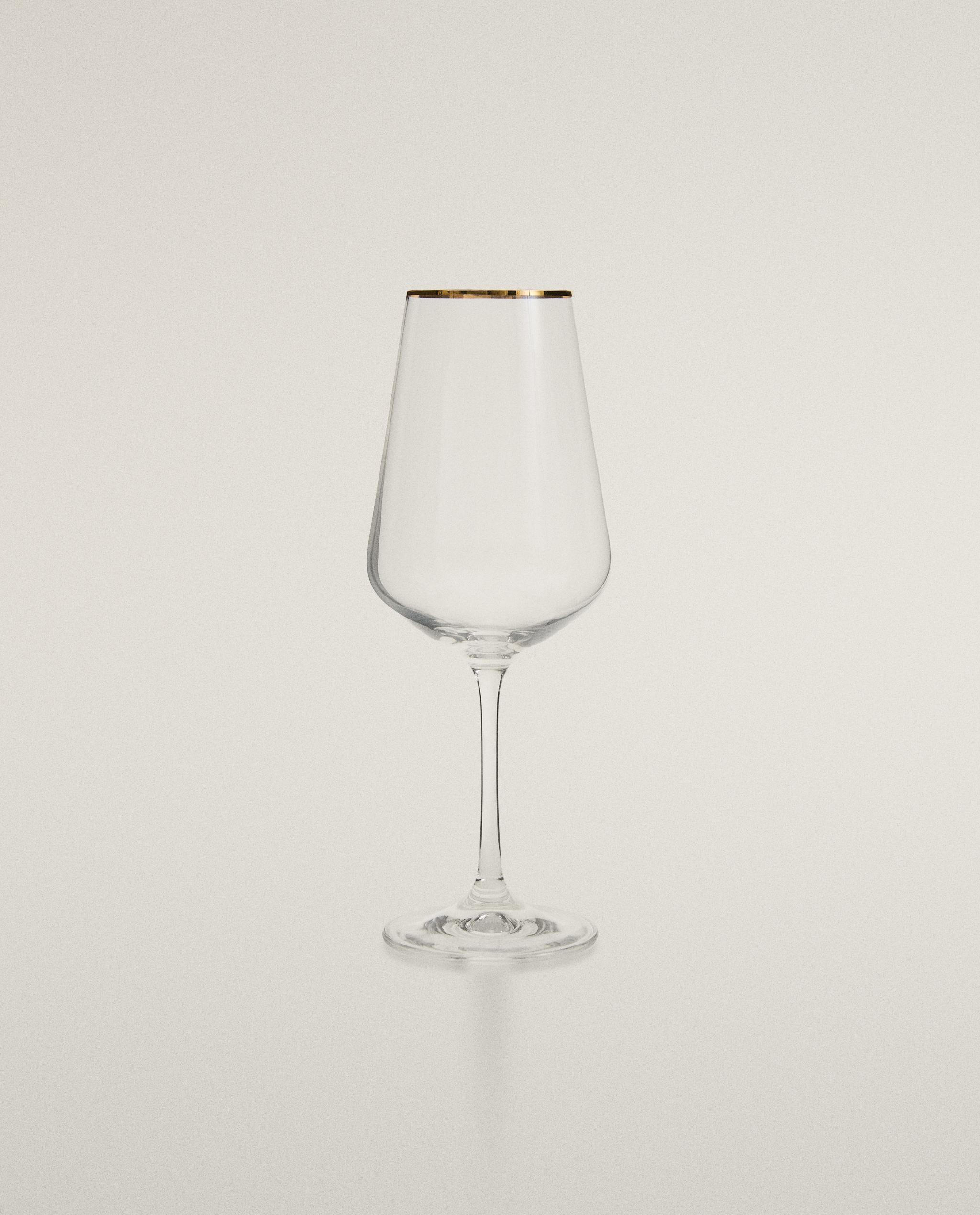 BOHEMIA CRYSTAL GLASS WITH GOLD RIM product thumbnail 2