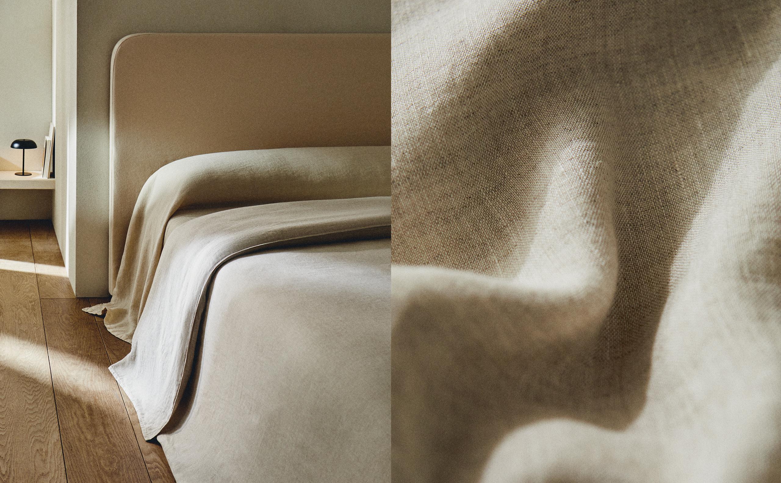 ウォッシュ加工リネン 掛け布団カバー (160GxM²) | Zara Home 日本/Japan