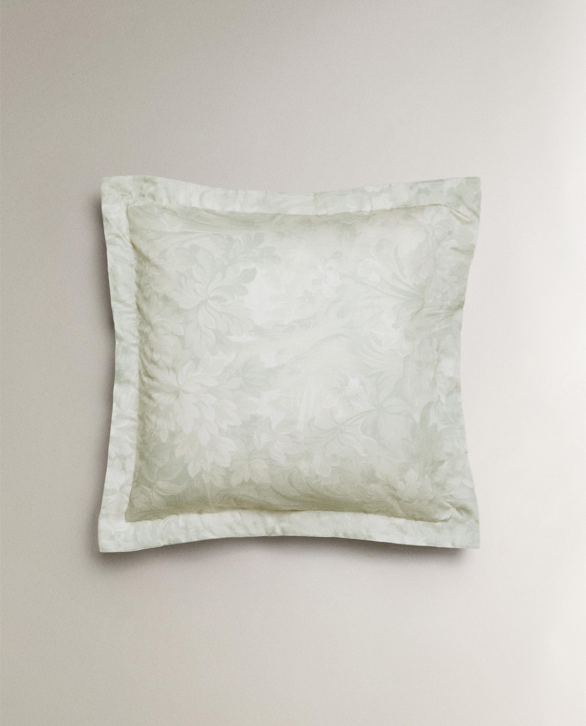 PILLOWCASE WITH FLORAL AND BRANCH PRINT product thumbnail 10