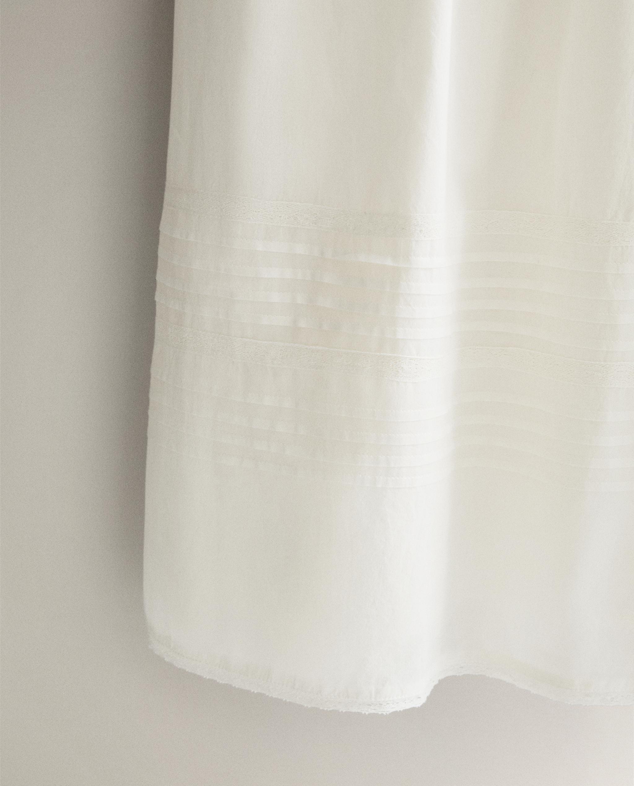 STRAPPY NIGHTDRESS WITH LACE AND PINTUCKS product thumbnail 3