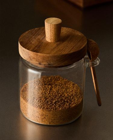 AZUCARERO BOROSILICATO MADERA