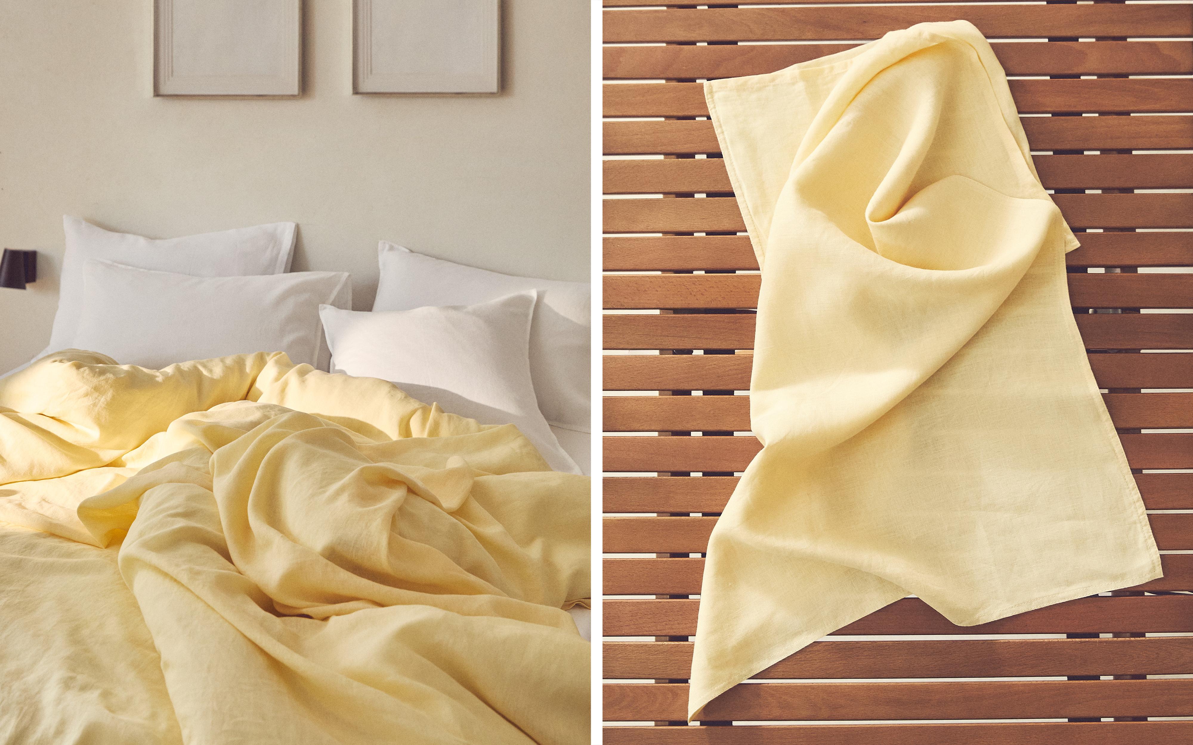 WASHED LINEN DUVET COVER (140 GSM) product thumbnail 2