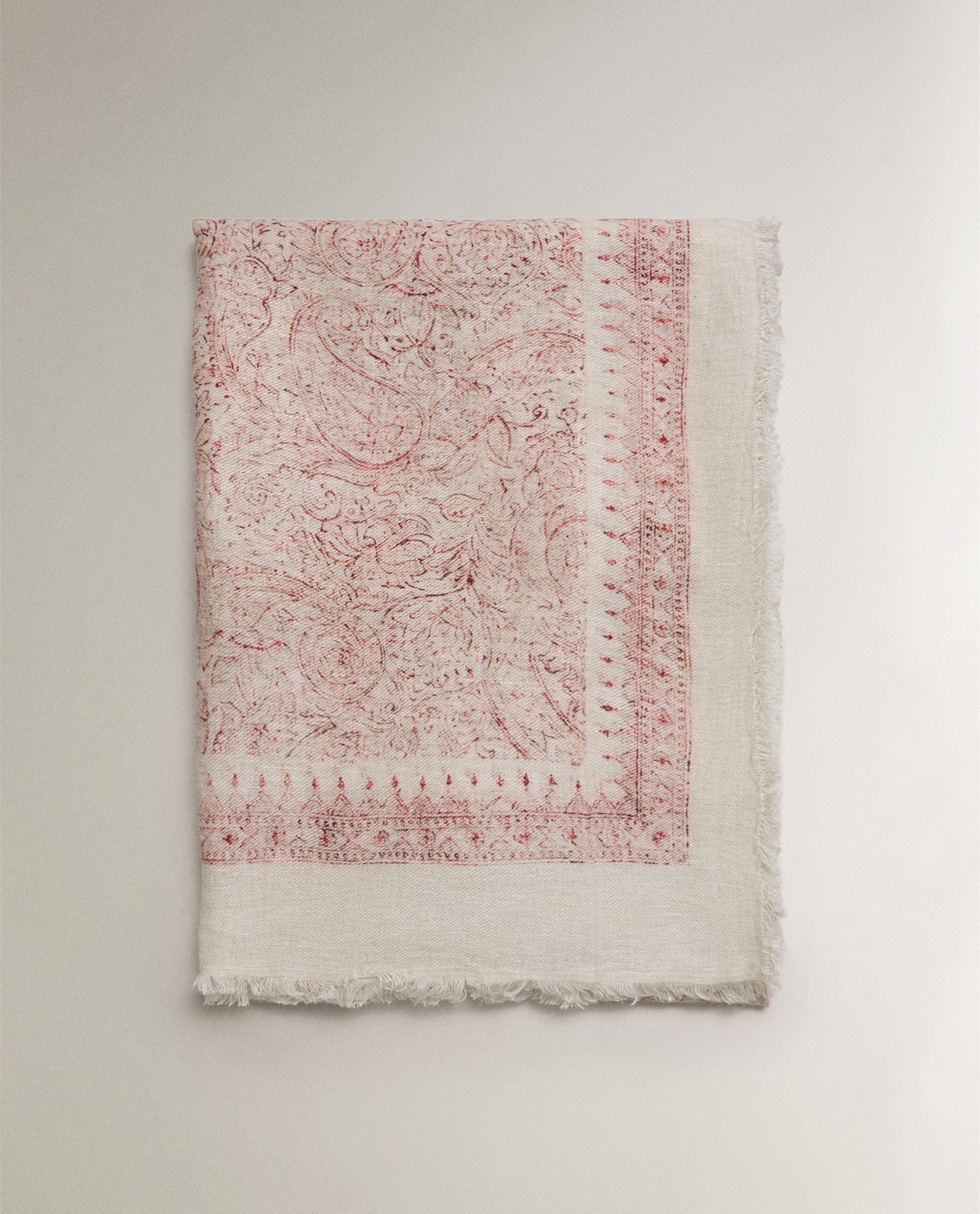 PAISLEY LINEN BLANKET product thumbnail 9