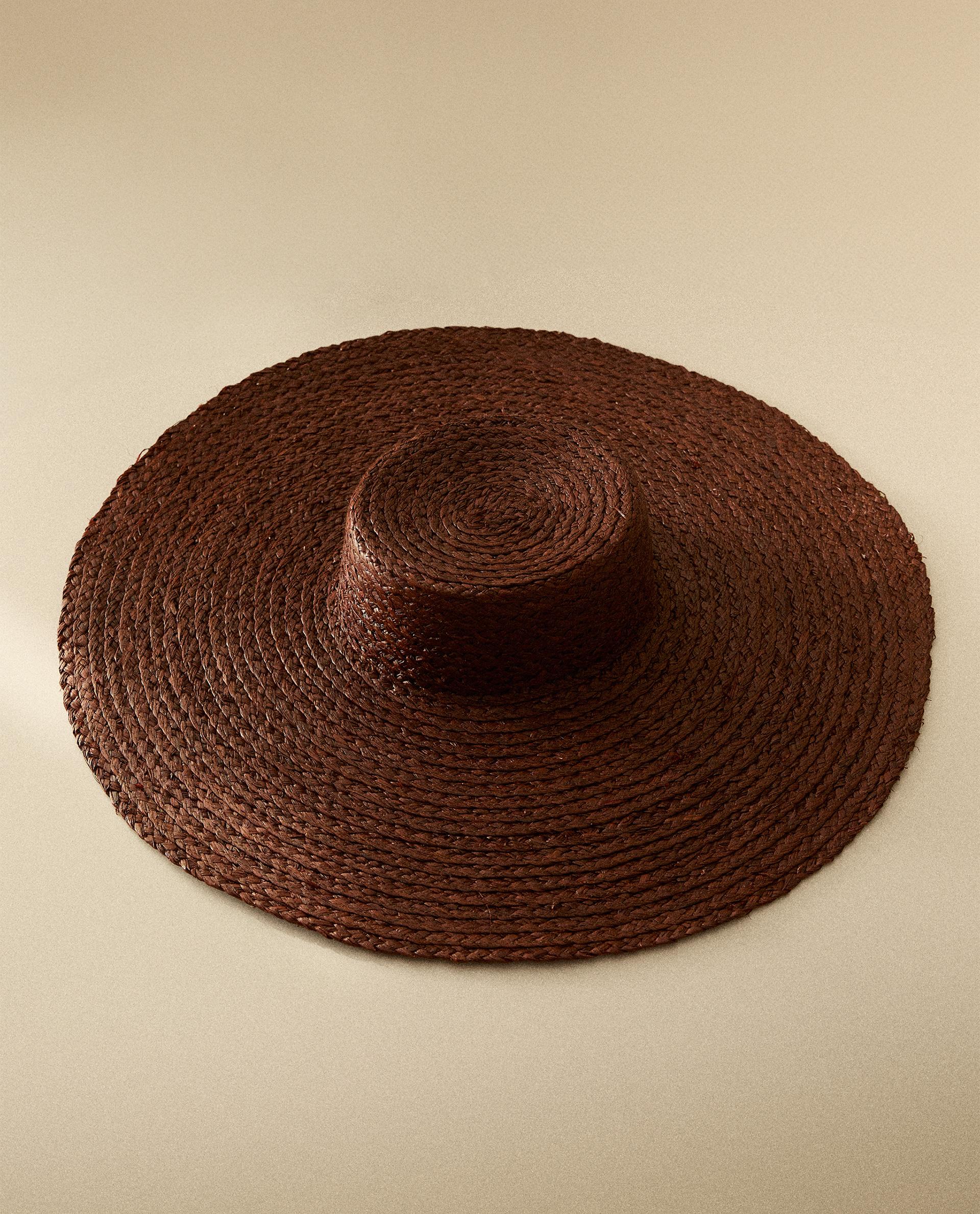 Cappelli Estivi Donna Zara Cappello Di Pelle Zara CAPPELLO MARE