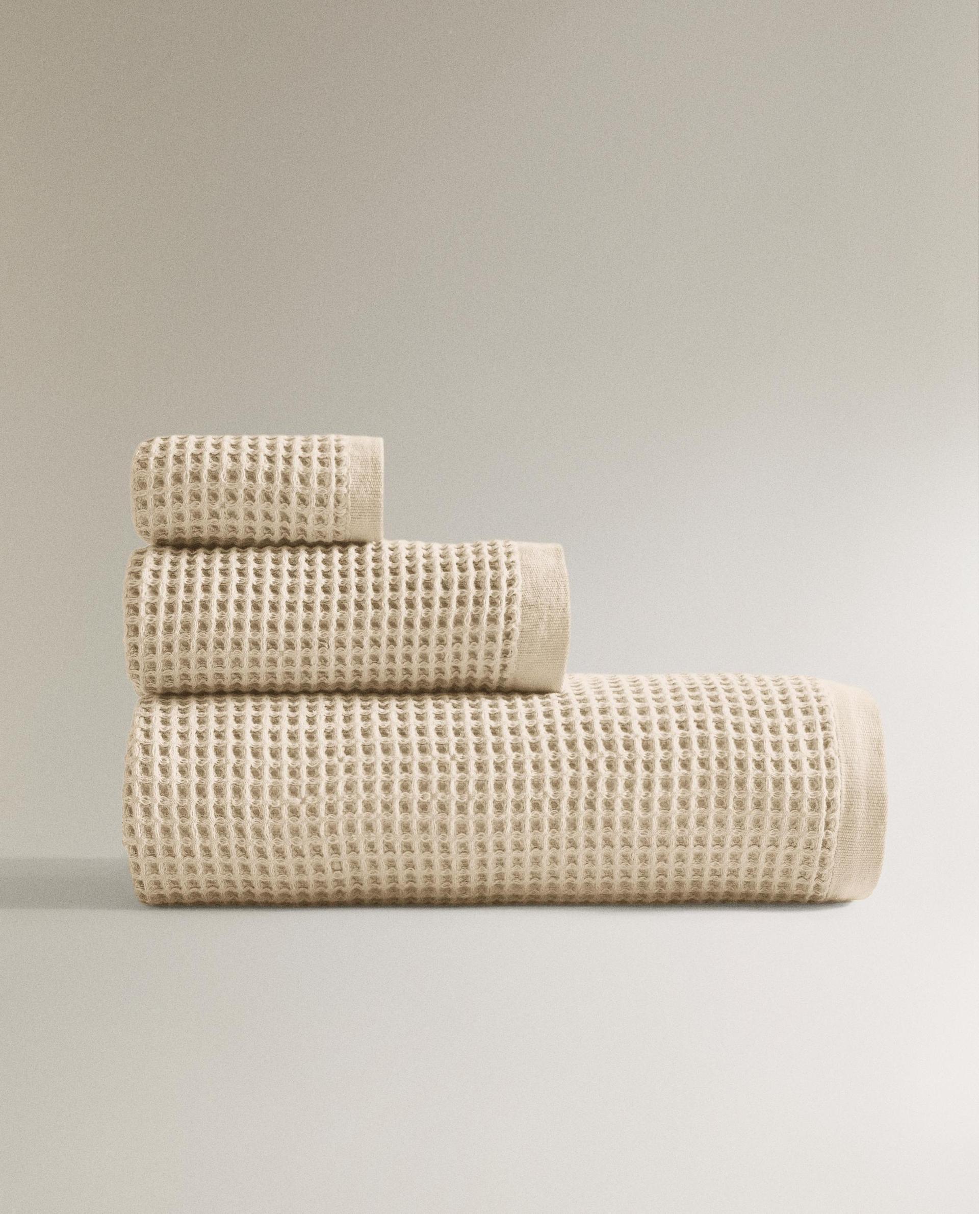 SERVIETTE DE BAIN COTON WAFFLE SERVIETTE DE BAIN COTON WAFFLE