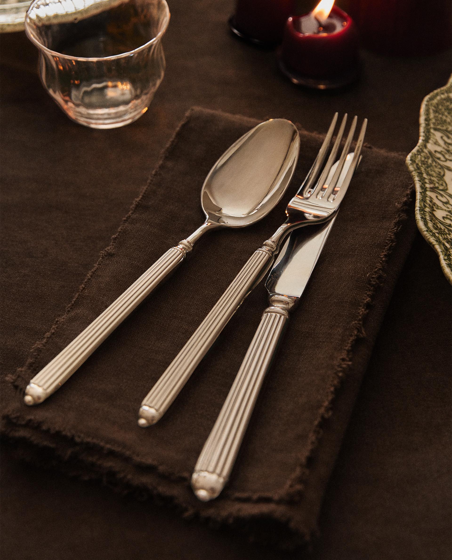 4-PIECE GROOVED STEEL CUTLERY SET product thumbnail 11