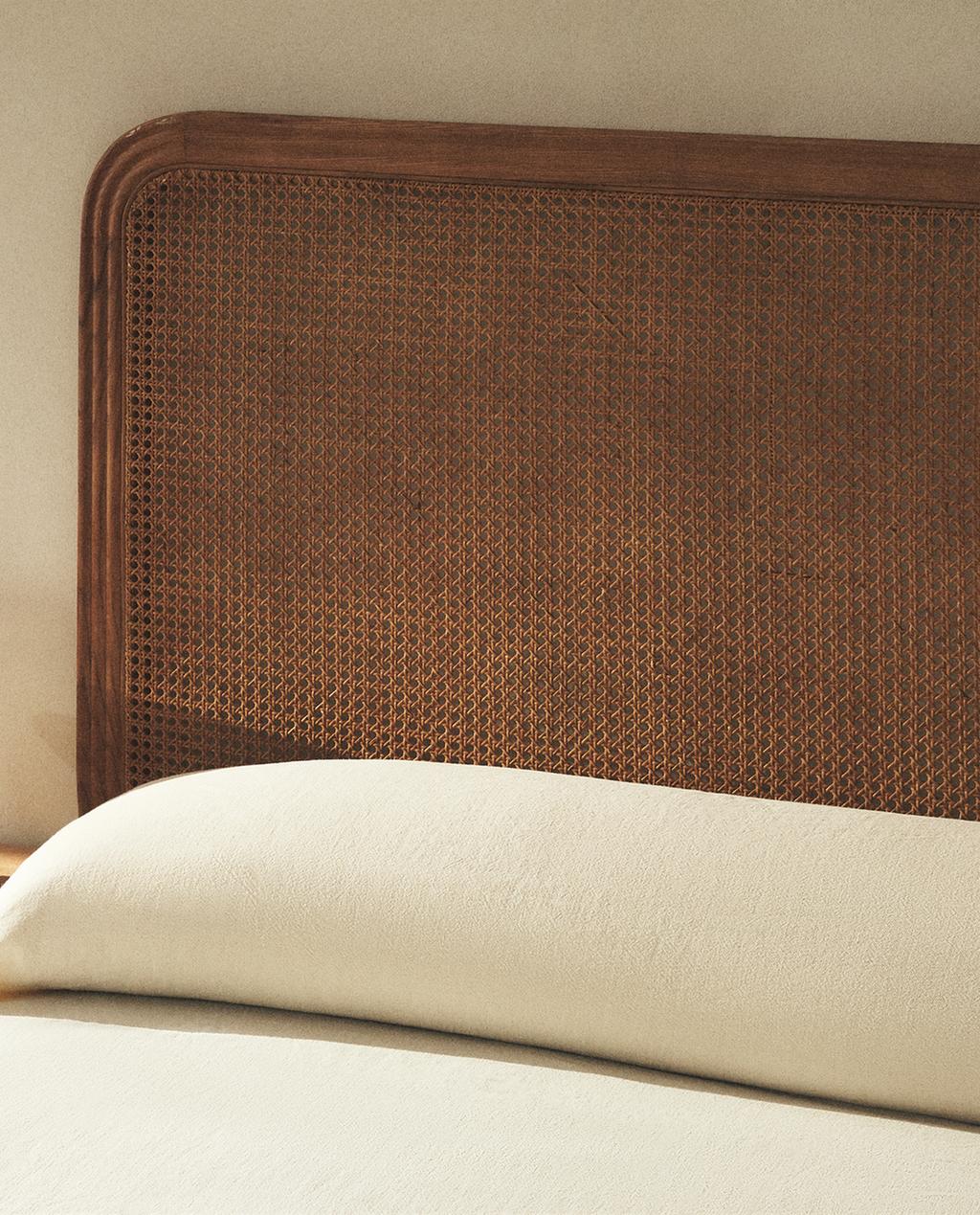 ASH AND RATTAN HEADBOARD