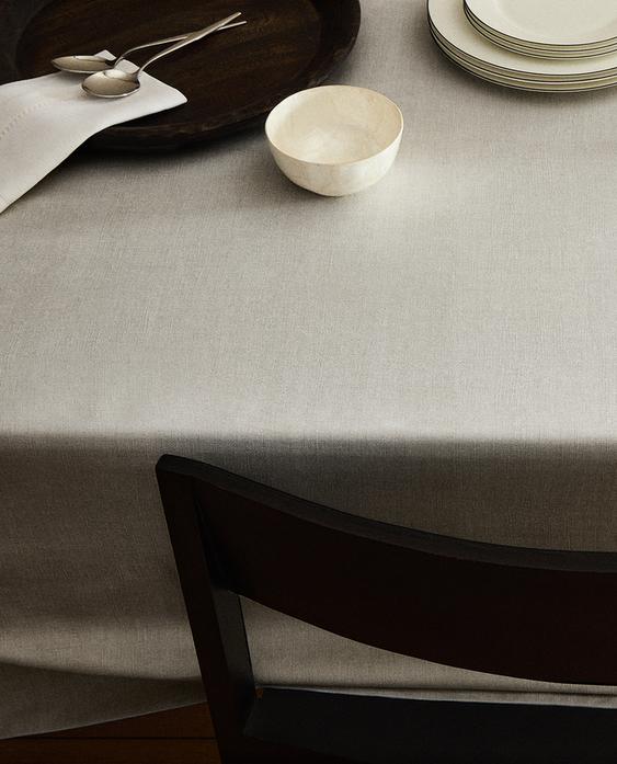 OVERLOCK RESIN-COATED COTTON TABLECLOTH OVERLOCK RESIN-COATED COTTON TABLECLOTH