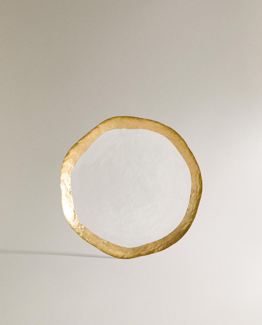 GLASS SIDE PLATE WITH RIM GLASS SIDE PLATE WITH RIM