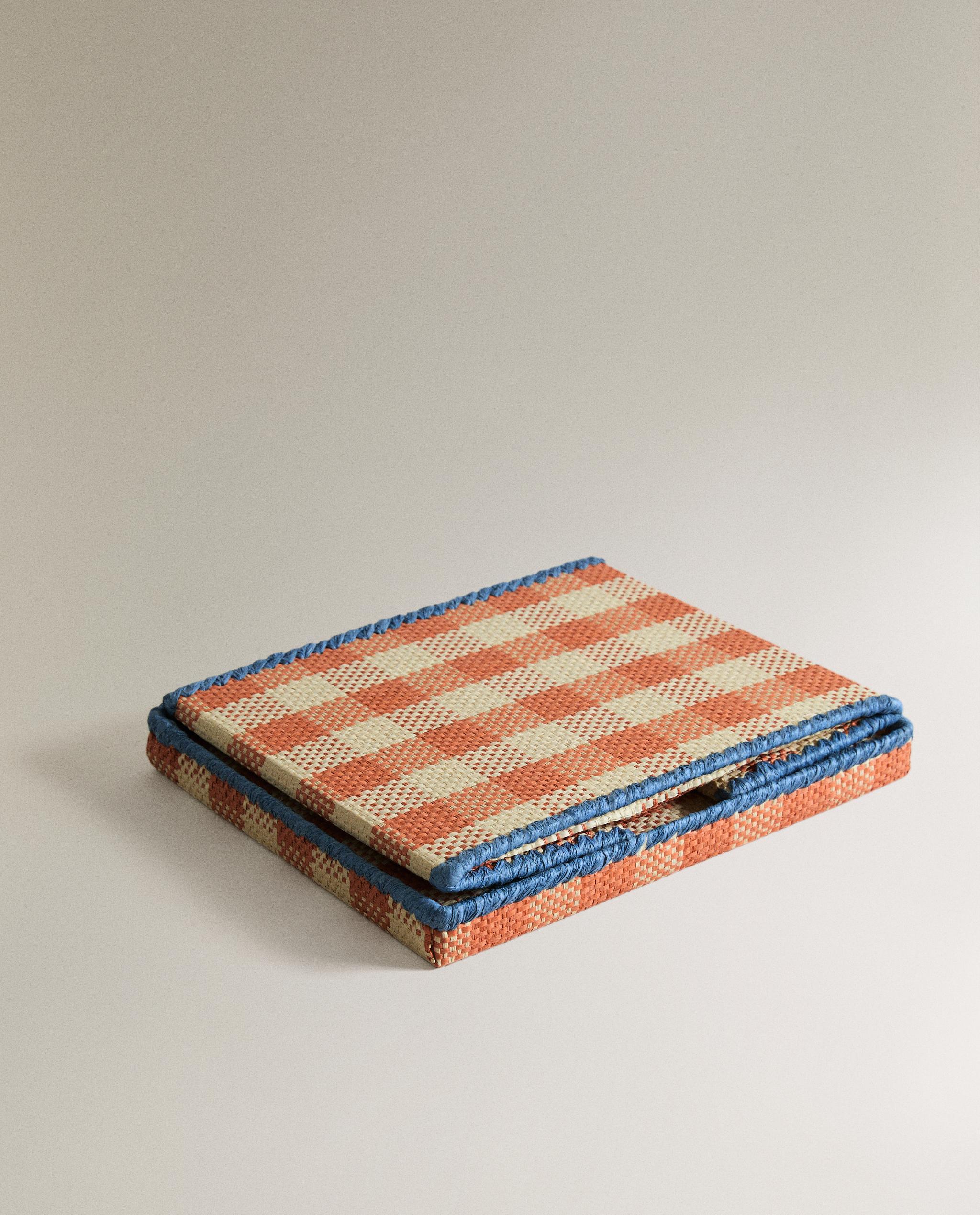 KIDS' COLLAPSIBLE CHECK BASKET product thumbnail 8