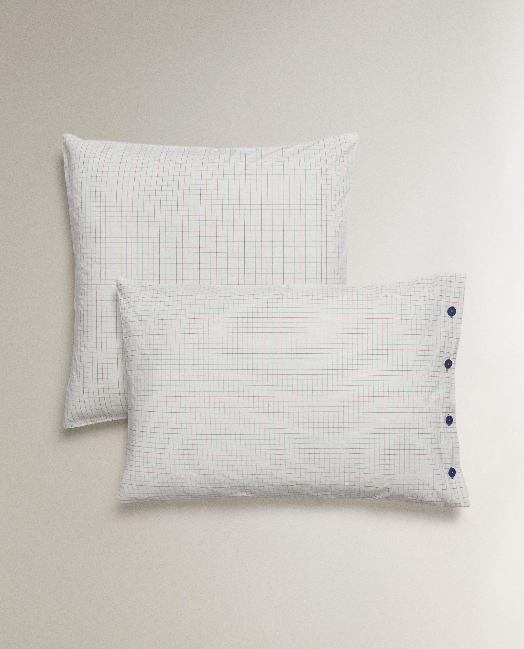 CHILDREN'S CHECK COTTON PILLOWCASE product thumbnail 7