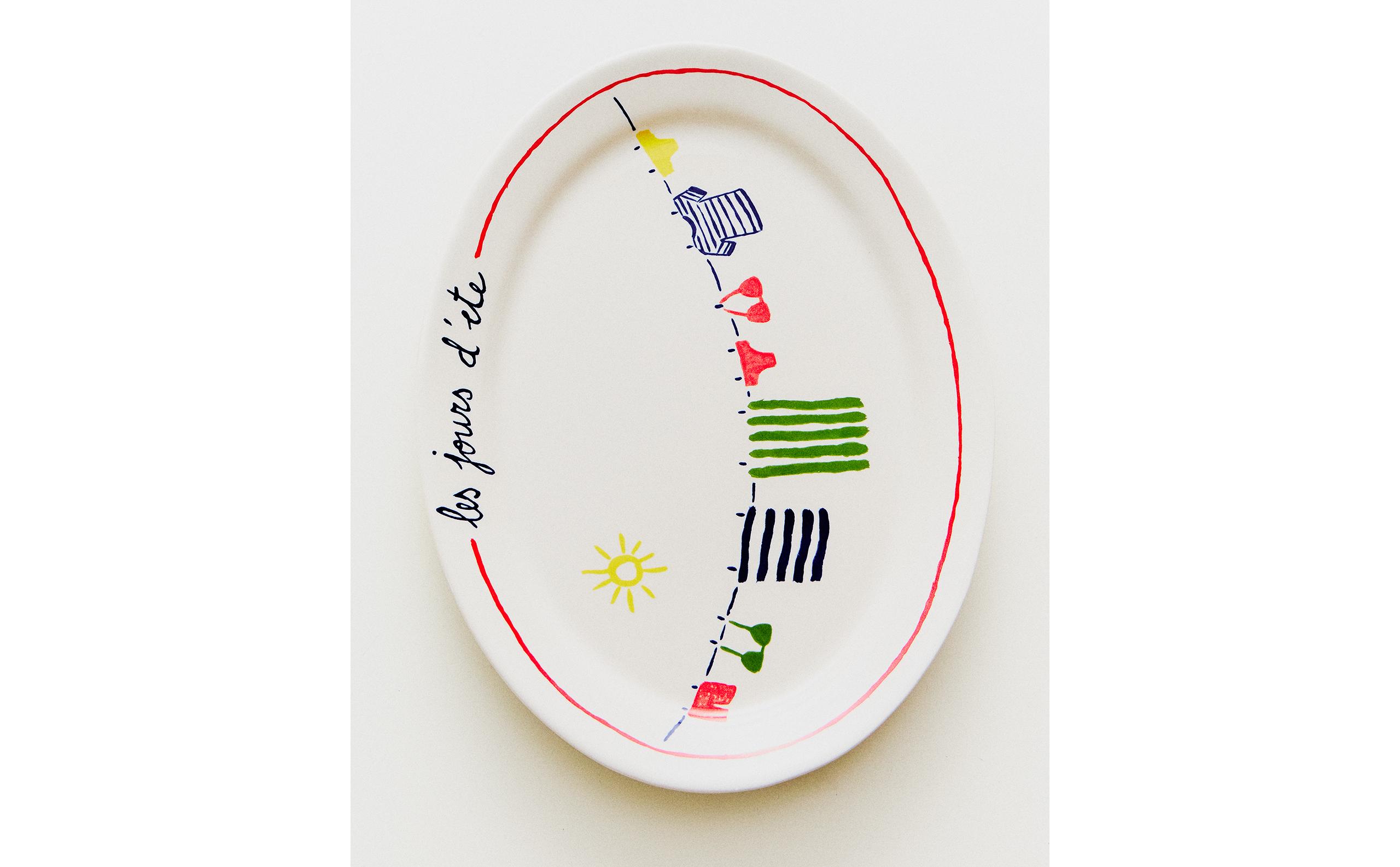 SUMMER STONEWARE SERVING DISH | DIEGO NINE product thumbnail 2