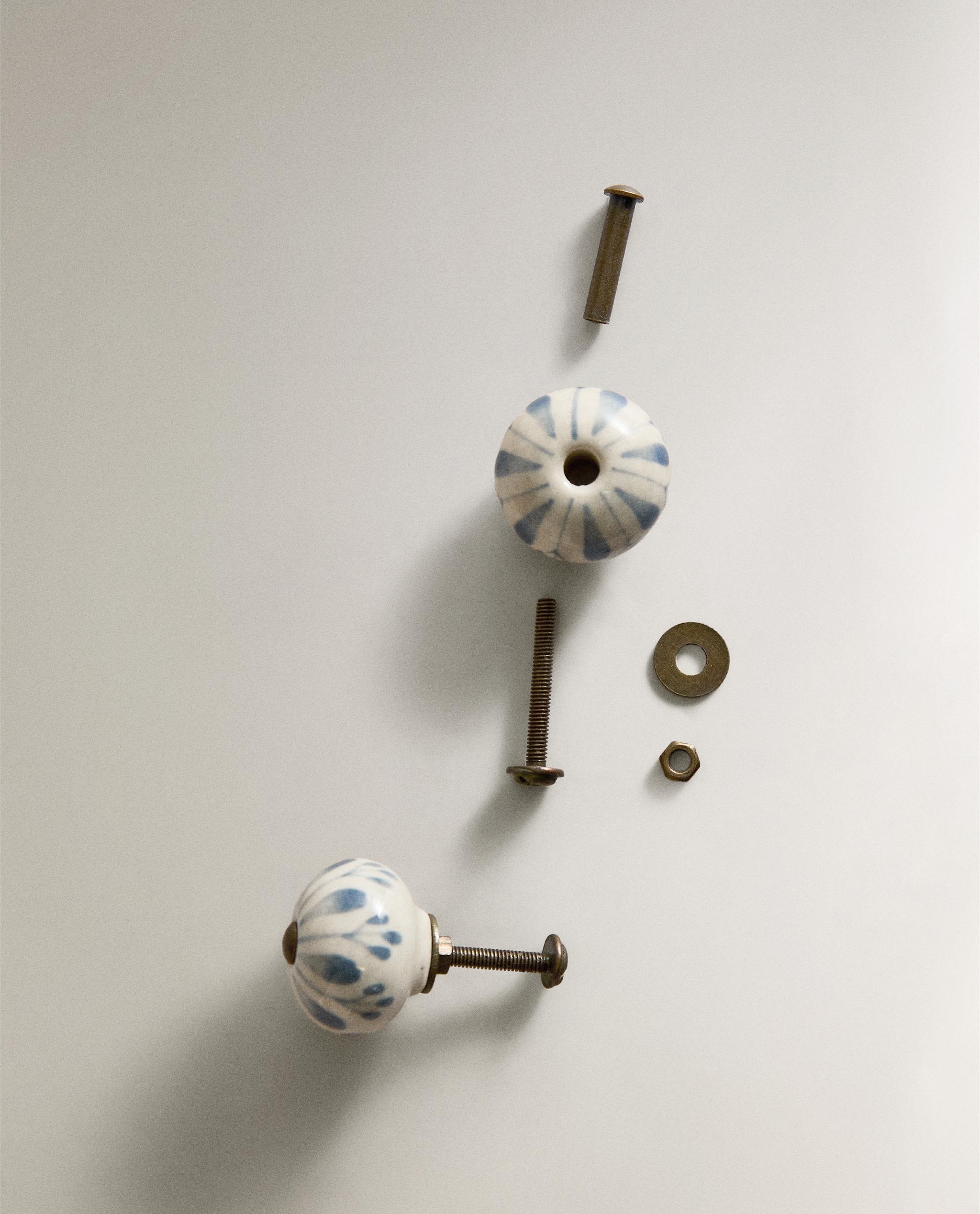 PACK OF CERAMIC FLOWER DOOR KNOBS (PACK OF 2) product thumbnail 19