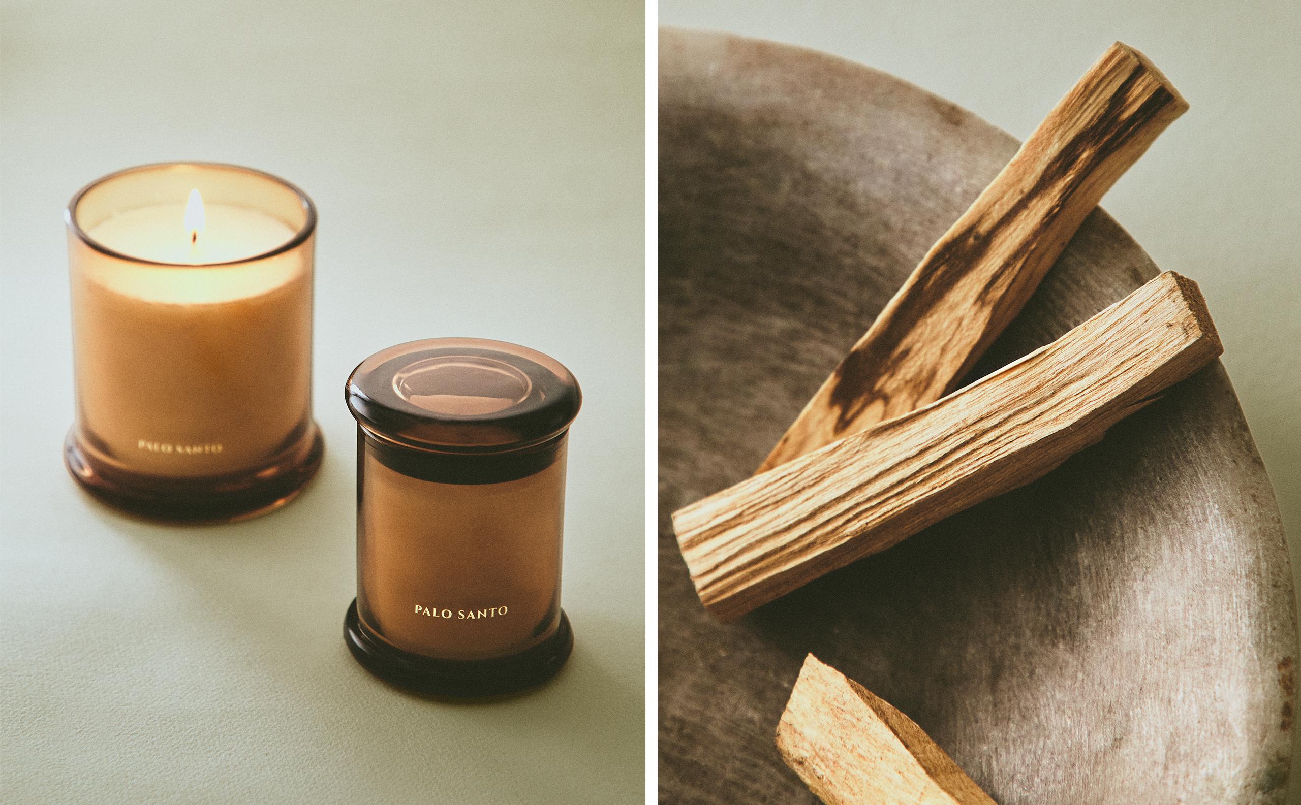 PALO SANTO SCENTED CANDLES