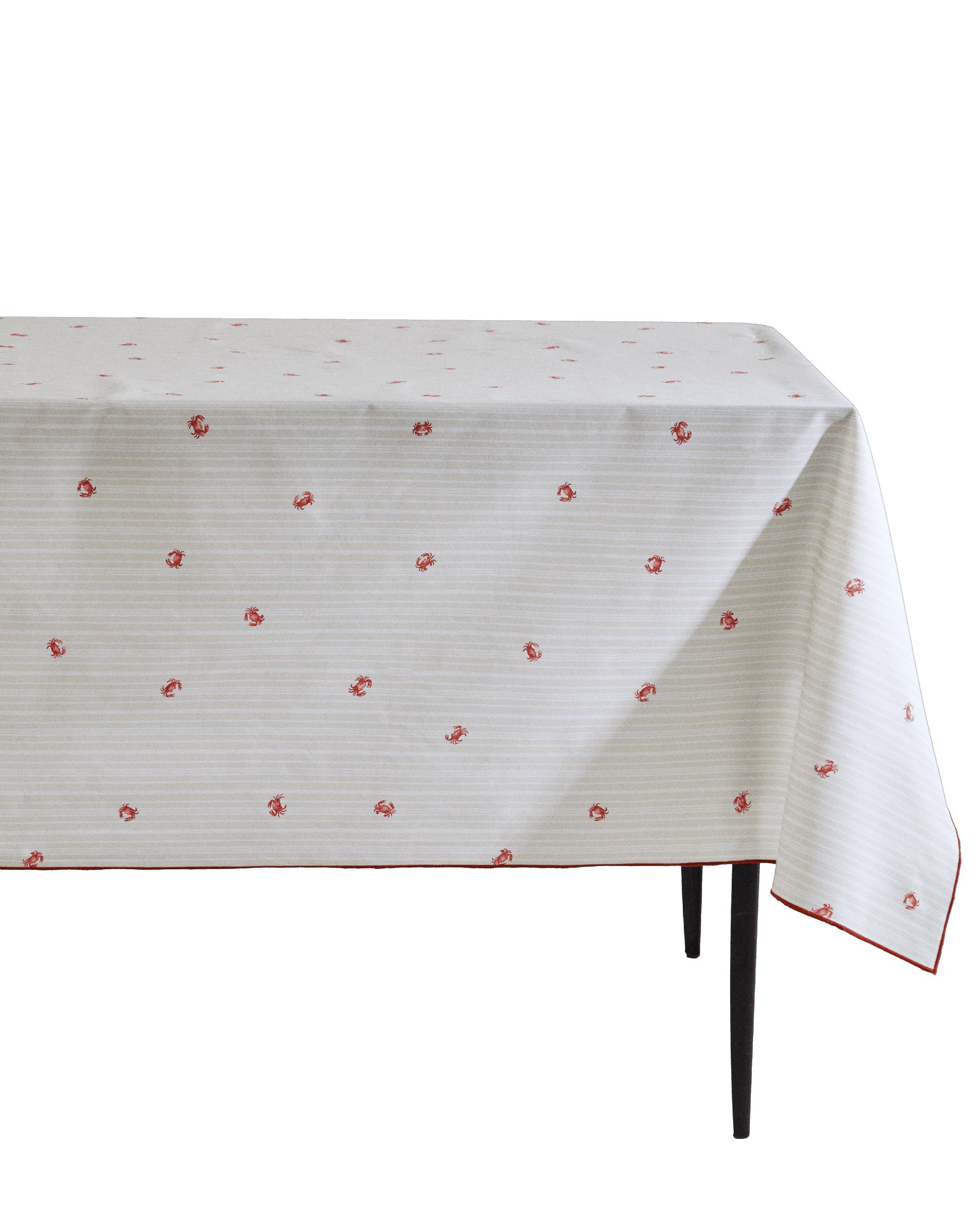 RESIN COTTON TABLECLOTH WITH CRAB PRINT product thumbnail 8