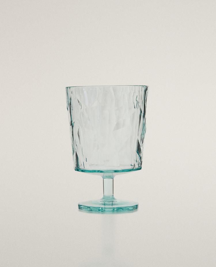 VERRE À VIN ACRYLIQUE EFFET DIAMANT