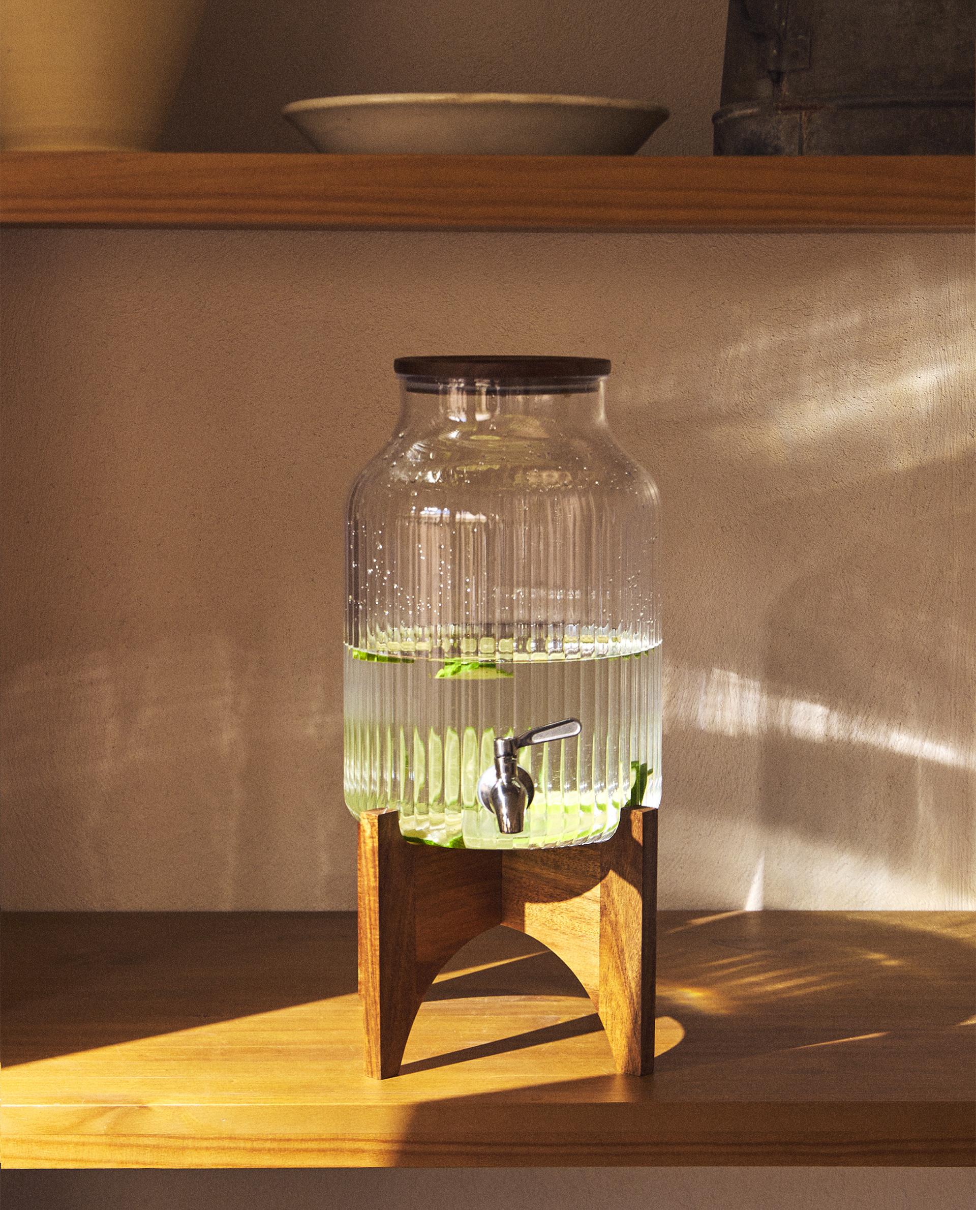 ACACIA WOOD DISPENSER BASE