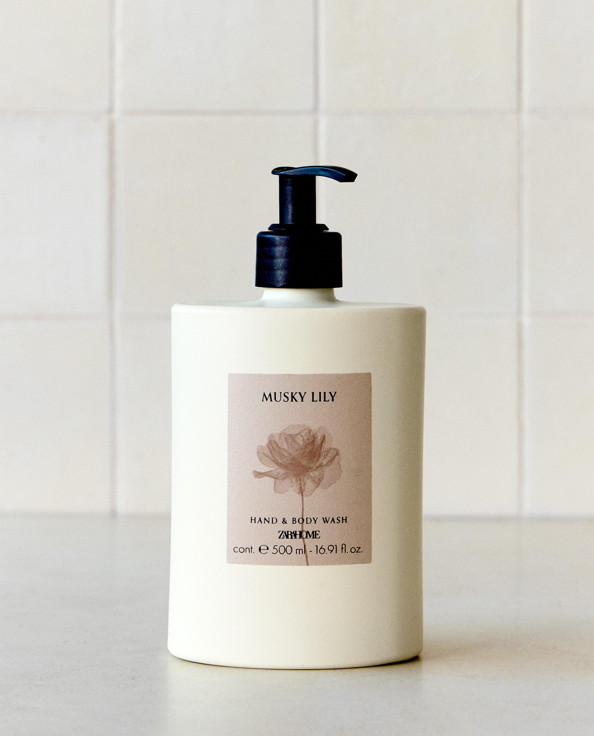 (500 ML) JABÓN LÍQUIDO DE MANOS MUSKY LILY (500 ML) JABÓN LÍQUIDO DE MANOS MUSKY LILY