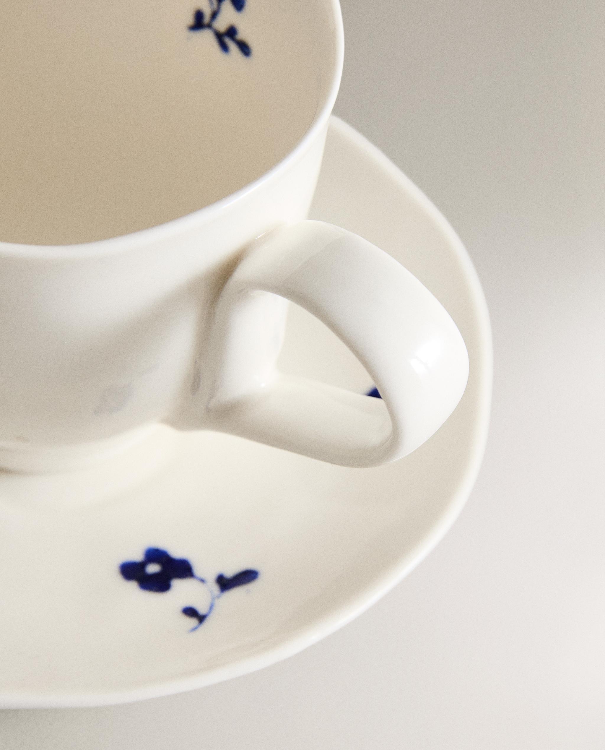 FLORAL PORCELAIN MUG AND SAUCER product thumbnail 7