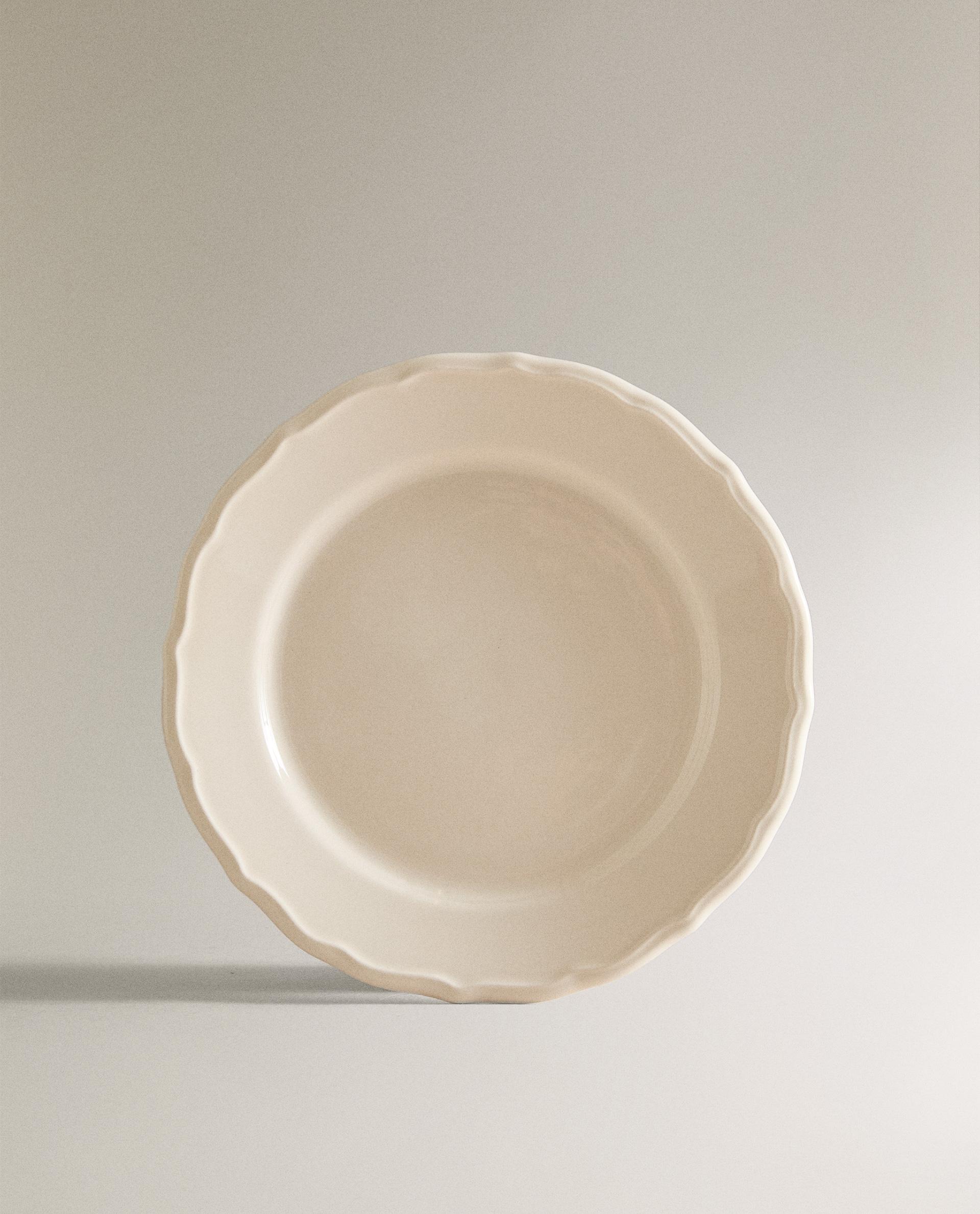 EARTHENWARE DINNER SET WITH RAISED EDGE product thumbnail 18