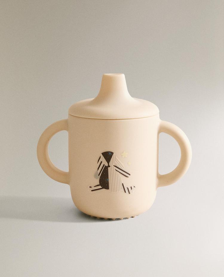 KIDS' RABBIT SILICONE LEARNING CUP