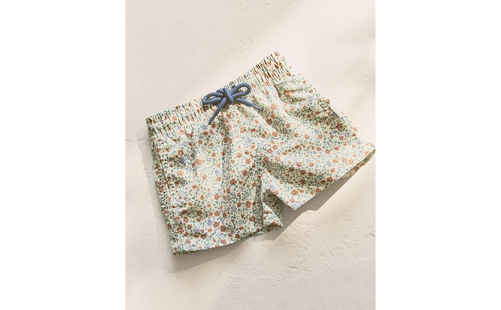 TRAJE DE BAÑO PLAYA INFANTIL FLORES