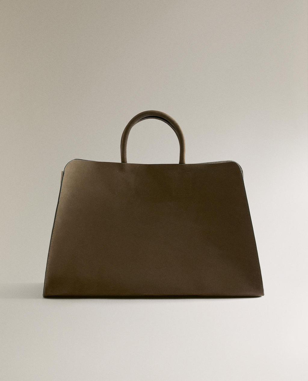 GEANTĂ SHOPPER DIN PIELE NOBUK GEANTĂ SHOPPER DIN PIELE NOBUK