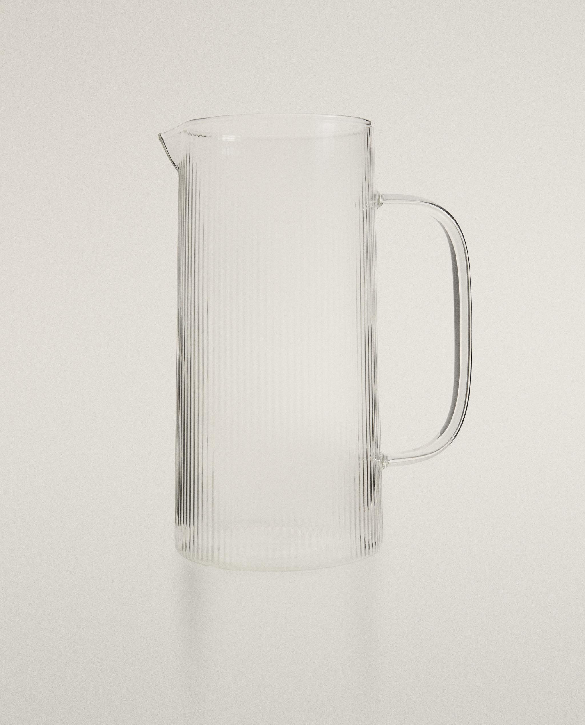 BOROSILICATE JUG WITH LINE DESIGN product thumbnail 3