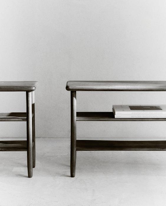 ACACIA WOOD SHOE BENCH