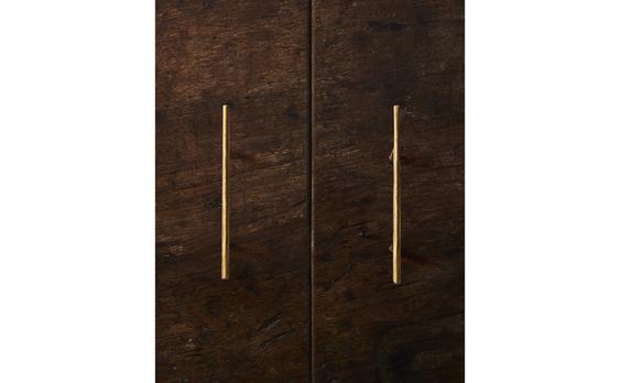 LOT DE POIGNÉES MEUBLE MÉTALLIQUES DORÉES (LOT DE 2) LOT DE POIGNÉES MEUBLE MÉTALLIQUES DORÉES (LOT DE 2)