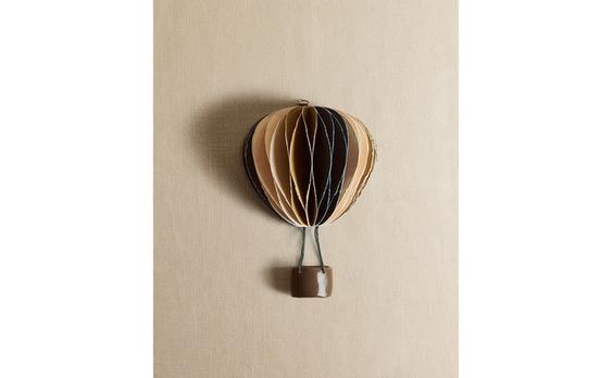 بالون طائر للحائط بورق ملون (12 سم)