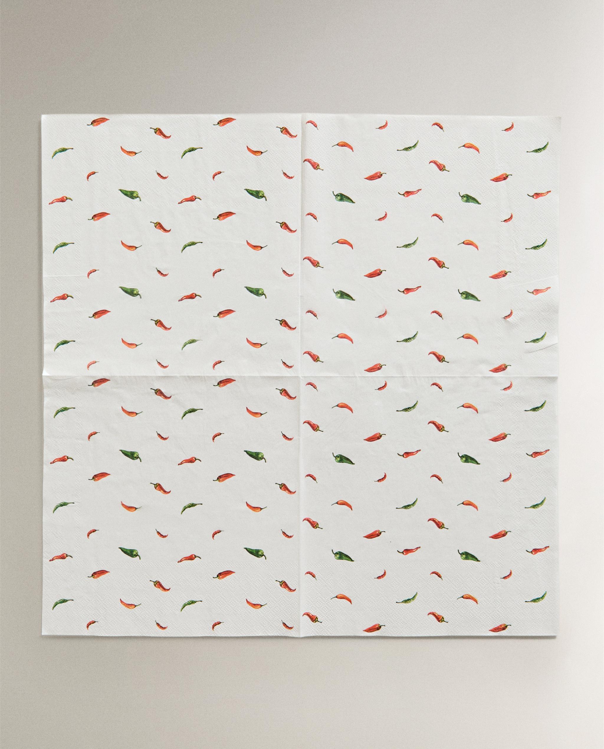 PACK OF CHILLI PAPER NAPKINS (PACK OF 20) product thumbnail 5