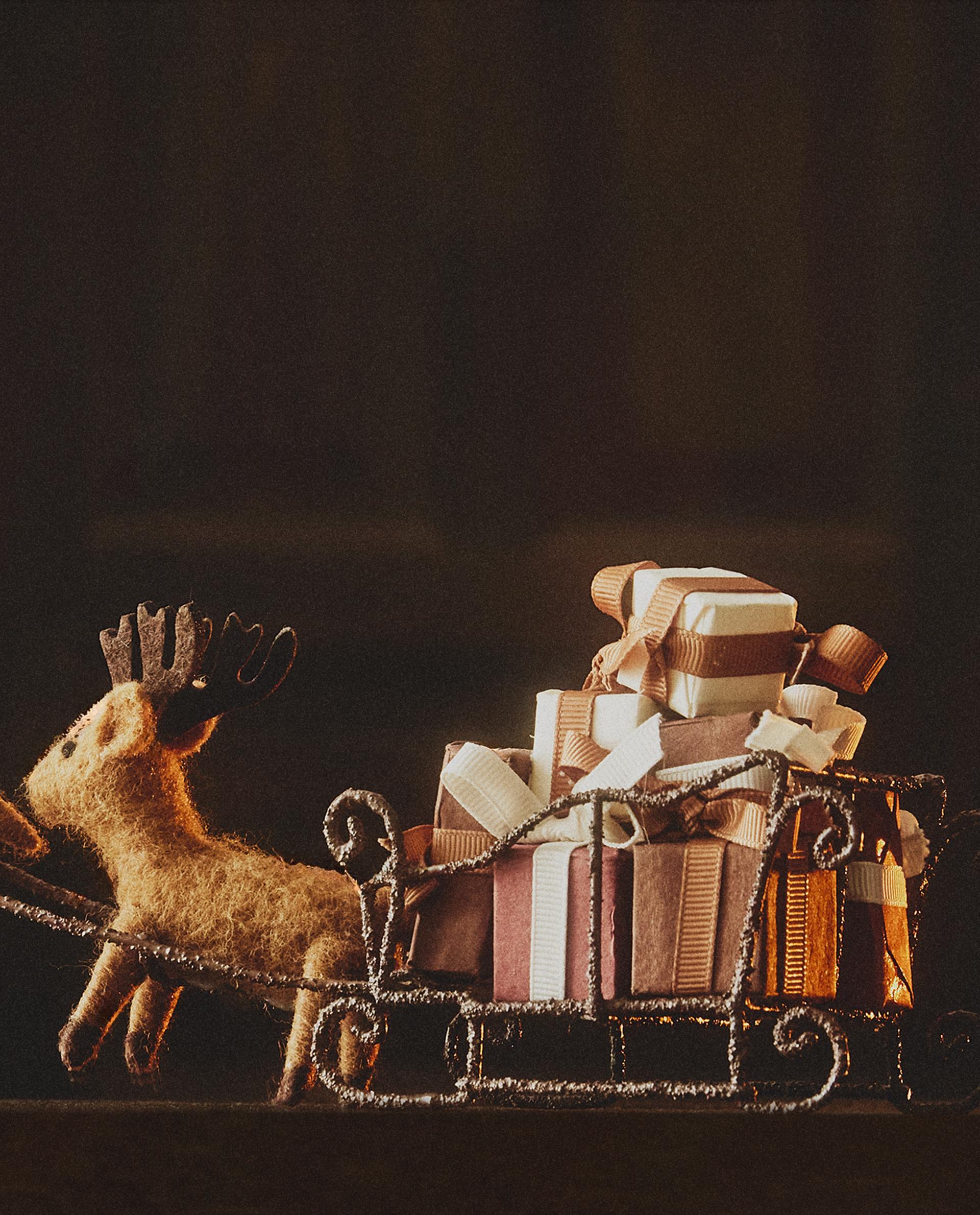 クリスマス そりとトナカイのオーナメント | Zara Home 日本/Japan