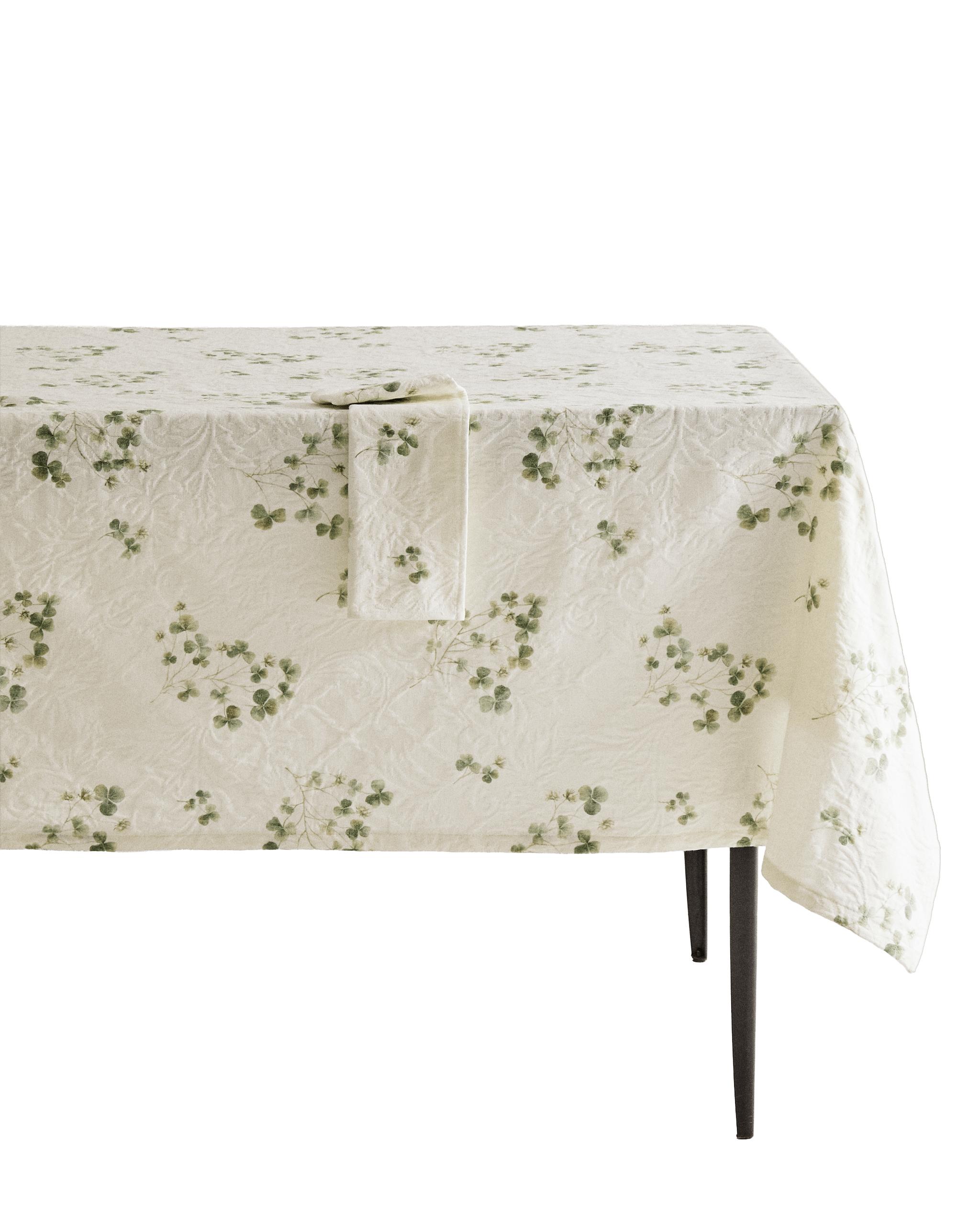 ジャカードプリント クローバー テーブルクロス | Zara Home 日本/Japan