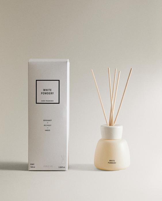 (100 ML) WHITE POWDERY REED DIFFUSERS