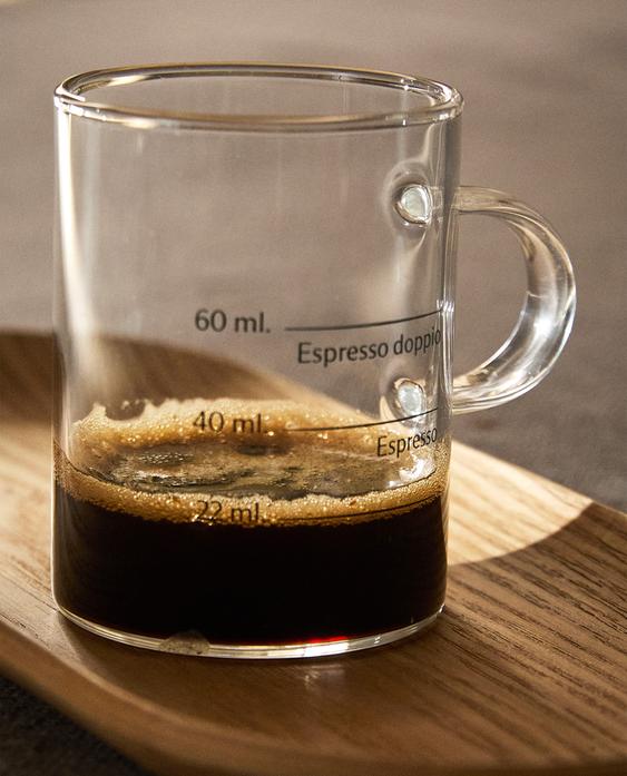 BOROSILICATE GLASS MUG WITH TRANSFER