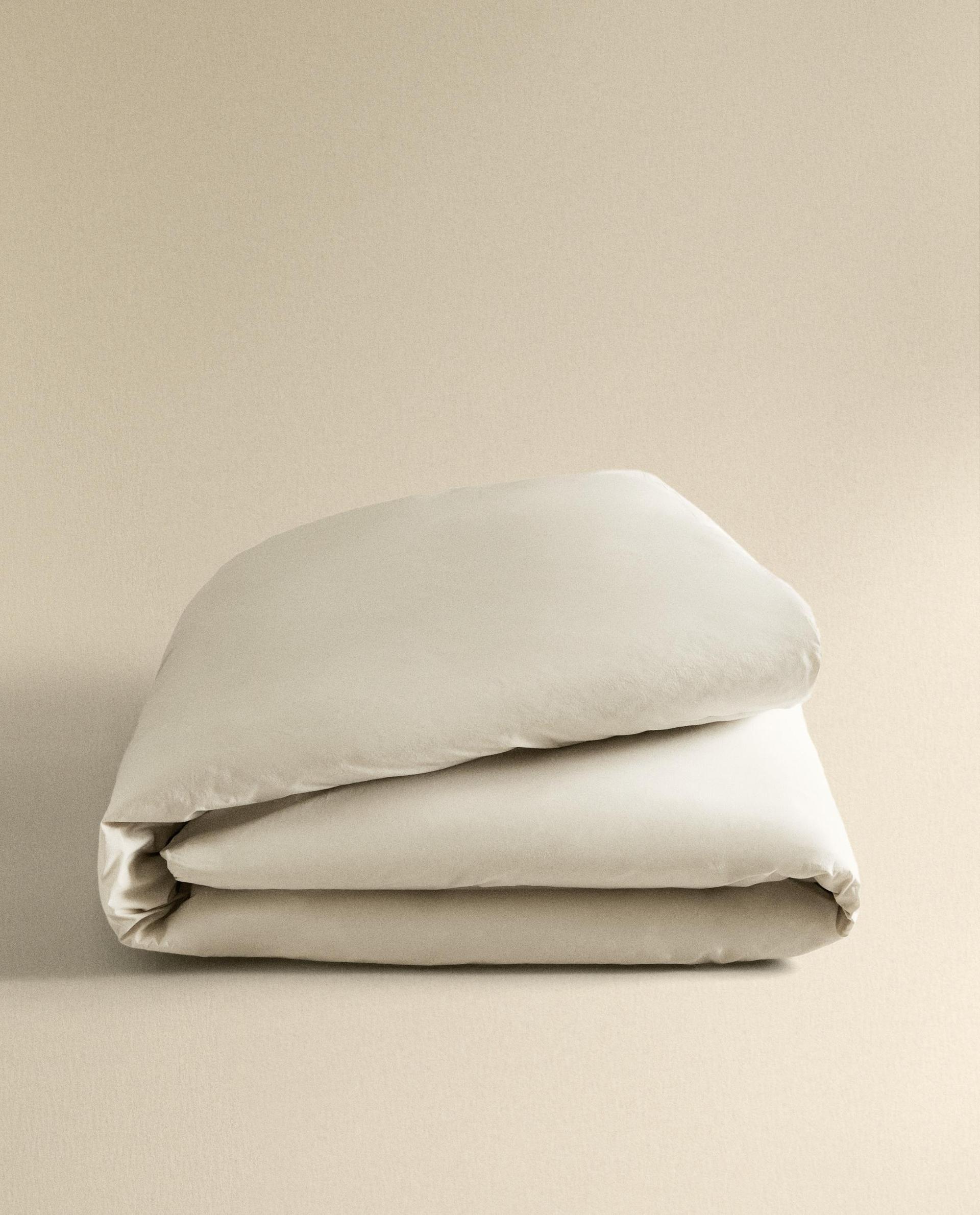 WASHED COTTON PERCALE DUVET COVER X SOCIETY LIMONTA WASHED COTTON PERCALE DUVET COVER X SOCIETY LIMONTA